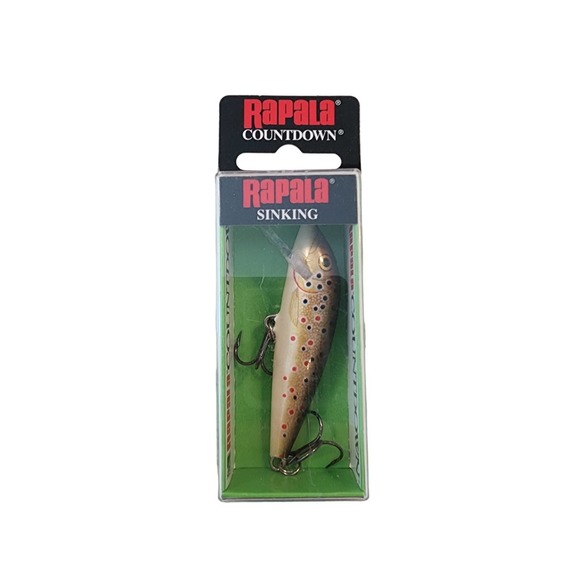 Rapala Countdown-sinking

CD-9, Swimming Depth 7-10', 3 1/2", 7/16 oz. - Picture 1 of 3